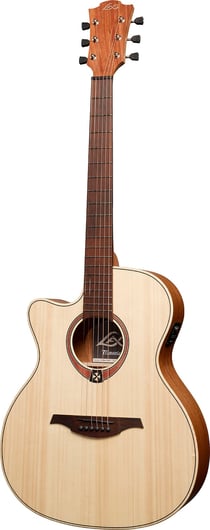 Lâg Tramontane 70 - Guitare folk électro - Gaucher - Auditorium - Naturel