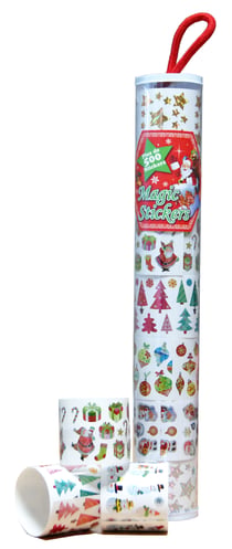 Lot de 500 stickers Global Gift - Noël
