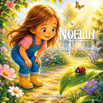 Noelia et la petite coccinelle - illustrations, couleur