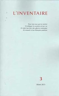 Inventaire n°3
