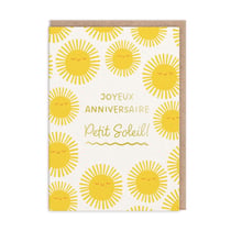 Carte de vœux Ohh Deer - Joyeux anniversaire petit soleil !