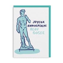 Carte de vœux Ohh Deer - Joyeux anniversaire beau gosse