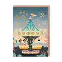 Carte de vœux Ohh Deer - Carrousel