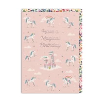 Carte de vœux Ohh Deer - Have a magical birthday licornes