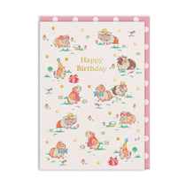 Carte de vœux Ohh Deer - Happy birthday cochons d'Inde