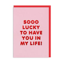 Carte de vœux Ohh Deer - So lucky to have you in my life!