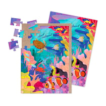 Carte de vœux Ohh Deer - Puzzle grande barrière de corail
