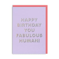 Carte de vœux Ohh Deer - Happy birthday you fabulous human!