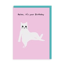 Carte de vœux Ohh Deer - Relax it's your birthday