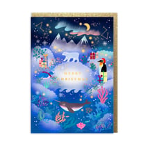 Carte de vœux Ohh Deer - Merry Christmas