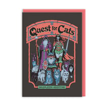 Carte de vœux Ohh Deer - Quest for cats