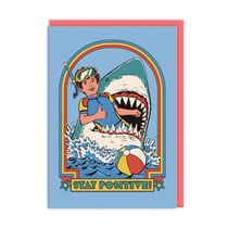 Carte de vœux Ohh Deer - Stay positive!