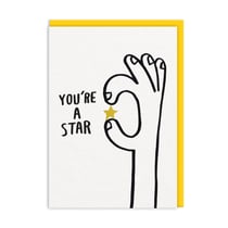 Carte de vœux Ohh Deer - You're a star