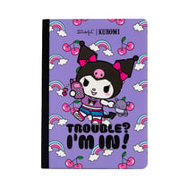 Carnet Mr Wonderful - 14,8 x 1 x 21 cm - Kuromi - Des ennuis ? J’arrive !