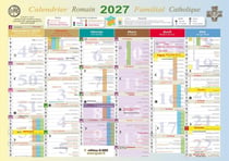 Petit calendrier familial catholique romain 2027 : Pour les formes ordinaire et extraordinaire