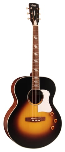 Cort CJ Retro - Guitare électro-acoustique - Jumbo - Sunburst mat