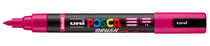 Marqueur Posca - Pointe brush moyenne - rose fuchsia - PC5