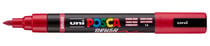 Marqueur Posca - Pointe brush moyenne - Rouge foncé - PC5