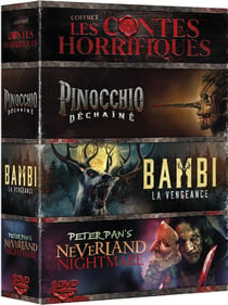 Coffret les contes horrifiques : Pinocchio : Déchaîné + Bambi - La Vengeance + Peter Pan's Neverland Nightmare - DVD