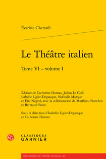 Le Théâtre italien, Tome 6, volumen 1