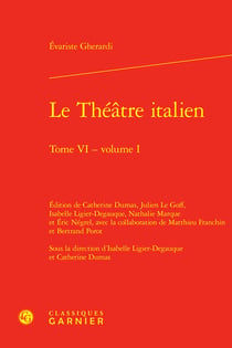Le Théâtre italien, Tome 6, volumen 1
