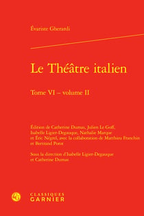 Le Théâtre italien Tome 6, volume 2