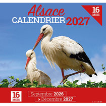 Calendrier 2026-2027 - 16 mois - Alsace