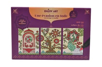 Kit coloriage aux marqueurs Atelier mandala Enjoy art - Arbre de vie 