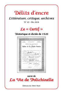 Délits d'encre n°49 - Le "Certif"