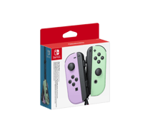 Paire de manettes Joy-Con pour Switch OLED Nintendo - Violet et vert pastel - Batterie amovible