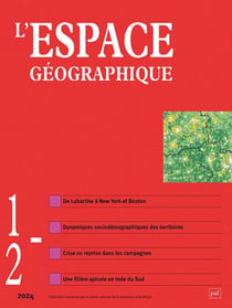 L'espace géographique Tome 1/2 (édition 2024)