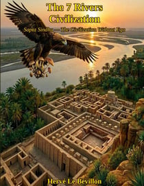 The 7 rivers civilization - sapta sindhu : the rig veda civilization - illustrations, couleur
