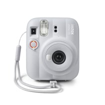 Pack Noël appareil photo instantané Fuji Film + 1 guirlande + 1 pack de film 10 vues - Instax mini 13 - Blanc argile