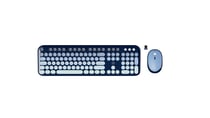 Clavier + souris sans fil Mobility Labs - Pure Color - Bleu