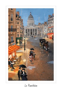 CARTE SIMPLES PARIS F DELACROIX
