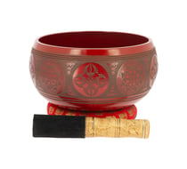 Bol tibétain Tierra Zen - Orange - 16 cm