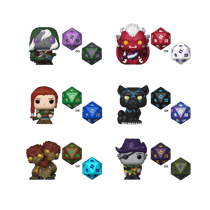 Mini figurine Funko POP! + dés - Dungeons & Dragons - Modèle aléatoire - Vendu à l'unité