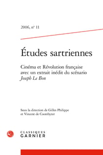 Etudes sartriennes 2006, n  11 - cinéma et révolution francaise avec un extrait