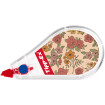 Mini ruban correcteur Tipp-Ex - fleurs - beige