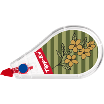 Mini ruban correcteur Tipp-Ex - fleurs - vert