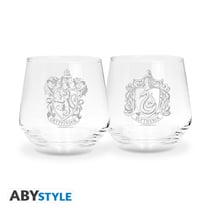 Lot de 2 verres Abystyle - Harry Potter - Gryffondor et Serpentard