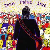 John Prine Live - édition colorée - Vinyle