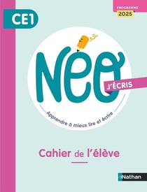 Néo : CE1 - J'écris - Cahier de l'élève
