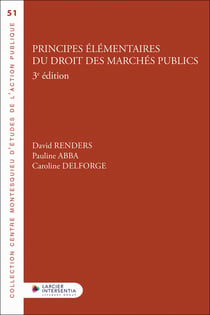 Principes élémentaires du droit des marchés publics