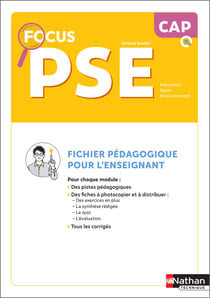 Prévention Santé Environnement - CAP - Coll. Focus PSE - Ed. 2026 - livre du professeur