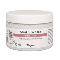 Pot de 150 ml de neige structurée fine - Rayher - Blanc neige