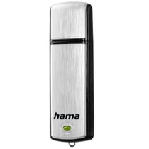 Clé USB Hama - Fancy - Aluminium brossé - Argent