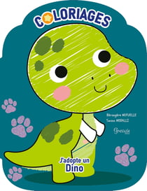 Premiers coloriages - J'adopte un dino