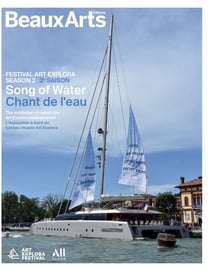 Festival art explora season 2. chant de l'eau. l'exposition a bord du bateau-musee art explora - son