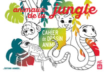 Cahier de Dessin Animé Animaux de la jungle